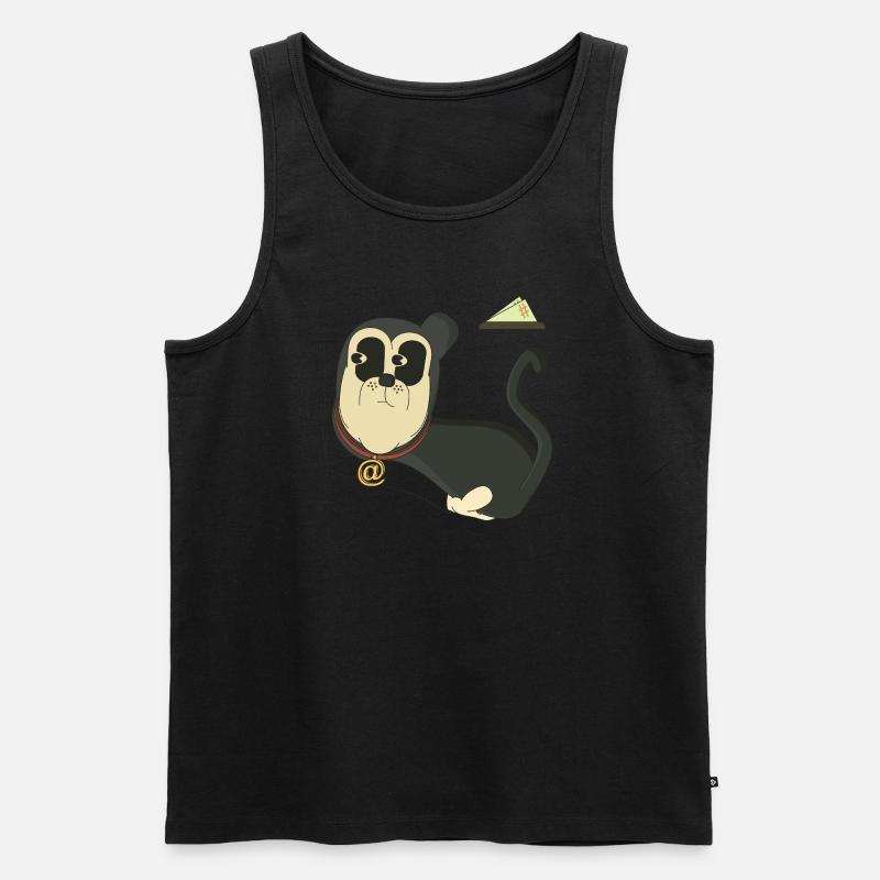 GEFALLEN - Männer Premium Bio Tank Top - Schwarz
