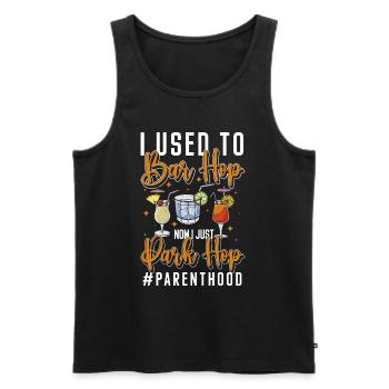 Celebrate Drunk Party - Men's Premium Organic Tank Top - black - Front - Michal (187cm)