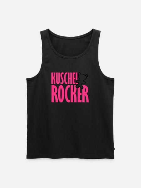 Kuschelrocker - Men's Premium Organic Tank Top - black
