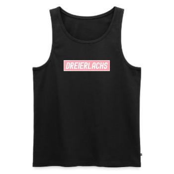 Dreierlachs Bremen 3erlachs Fisch Geschenk - Männer Premium Bio Tank Top - Schwarz - Vorne - Michal (187cm)