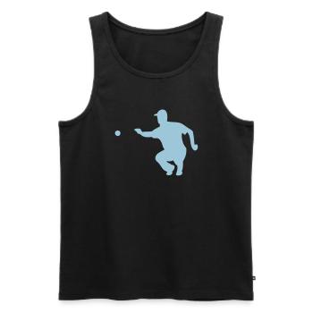 petanque1 pointer ball - Men's Premium Organic Tank Top - black - Front - Michal (187cm)
