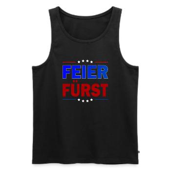Party feiern - Männer Premium Bio Tank Top - Schwarz - Vorne - AI Model Male 178 light (178cm)