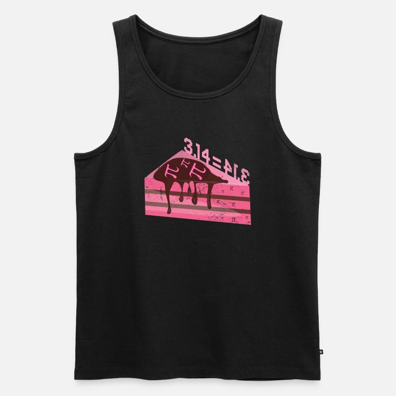 Math 3,14 = Pie Pi - Männer Premium Bio Tank Top - Schwarz