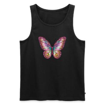 Papillon Animal Papillon Insecte - Débardeur bio Premium Homme - noir - Devant - Michal (187cm)