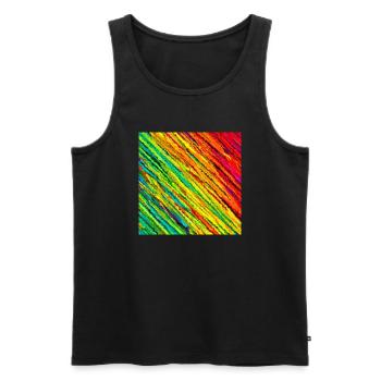 Fight The Demons - Men's Premium Organic Tank Top - black - Front - Michal (187cm)