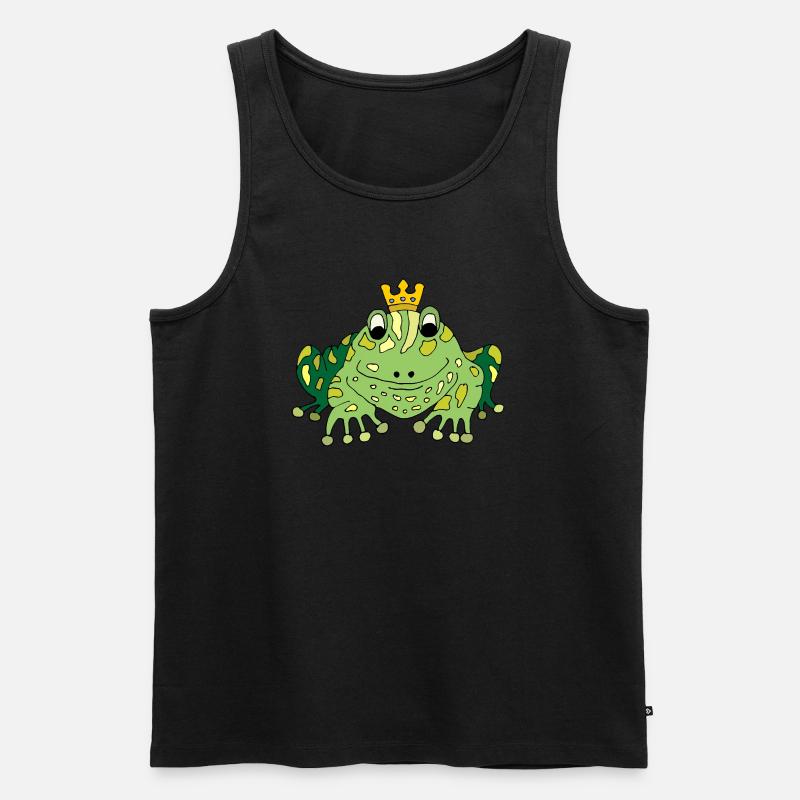 Frosch - Männer Premium Bio Tank Top - Schwarz