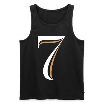 Funny Group 7 67 Meme Halloween Costume - Men's Premium Organic Tank Top - black - Front - Michal (187cm)