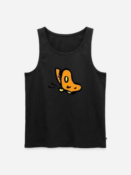 Schmetterling - Men's Premium Organic Tank Top - black