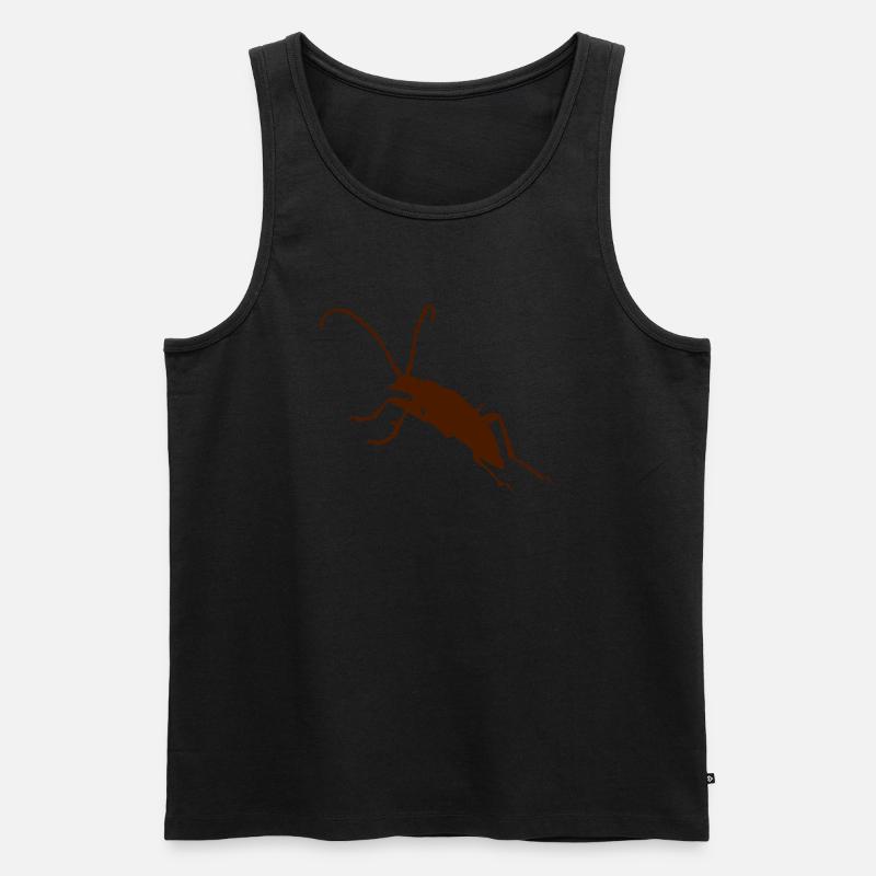 Käfer Bug - Männer Premium Bio Tank Top - Schwarz