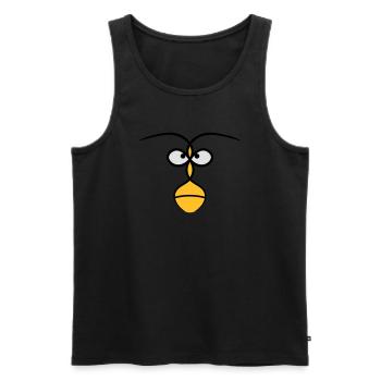 Face Tribal - Männer Premium Bio Tank Top - Schwarz - Vorne - Michal (187cm)
