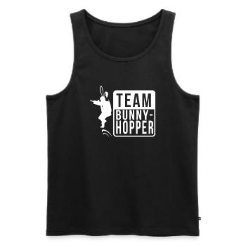 Hopper Gamer Streamer Warzone Gamepad Gamecker Game - Men's Premium Organic Tank Top - black - Front - AI Model Male 178 light (178cm)