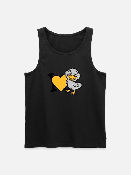 J’adore ducklings Comic - Débardeur bio Premium Homme - noir