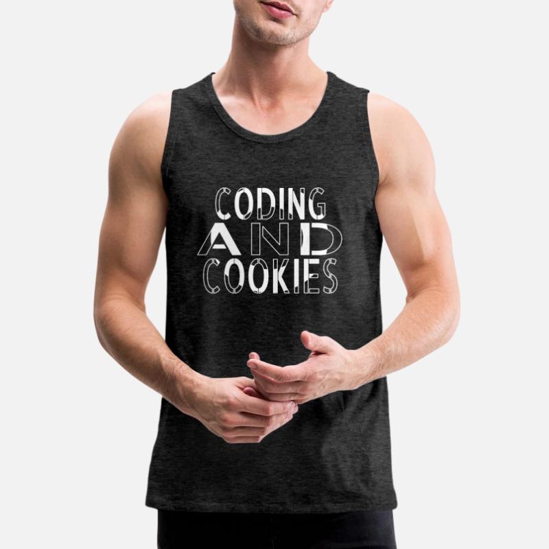 informatics computers programming computer Men's Premium Organic Tank Top