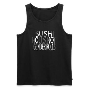 mental health abort greg abbott blackpower love - Männer Premium Bio Tank Top - Schwarz - Vorne - AI Model Male 178 light (178cm)