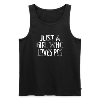 computer programming c sharp programming humor - Männer Premium Bio Tank Top - Schwarz - Vorne - AI Model Male 178 light (178cm)