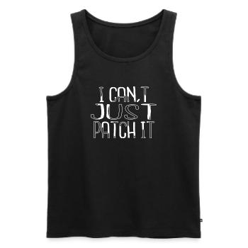 baseballgift automobile baseball hoodie - Men's Premium Organic Tank Top - black - Front - Michal (187cm)