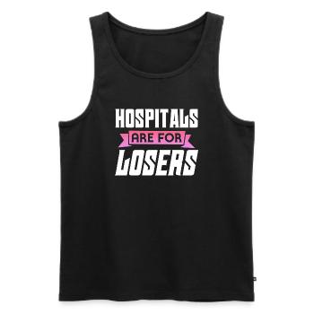 Correctional Nurse - Funny Prison Worker - Männer Premium Bio Tank Top - Schwarz - Vorne - Michal (187cm)