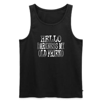 quote astronomy enthusiasts funny sayings - Männer Premium Bio Tank Top - Schwarz - Vorne - Michal (187cm)