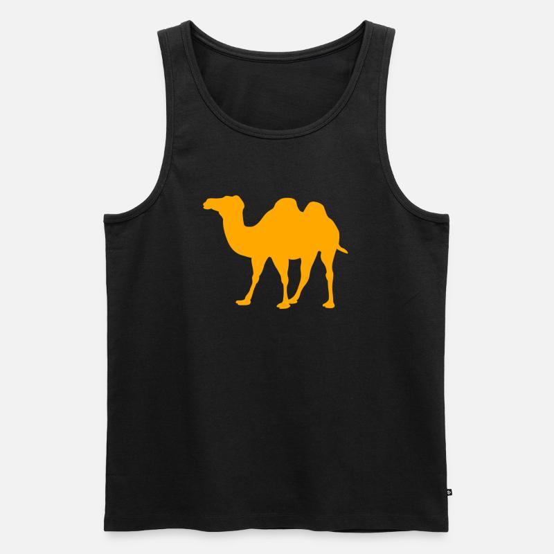 chameau - Männer Premium Bio Tank Top - Schwarz