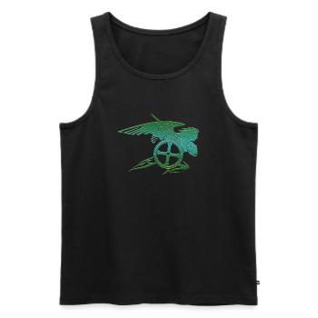 Michael Erzengel Heiliger Christlicher Engel Heiliger Heiliger Snkt - Männer Premium Bio Tank Top - Schwarz - Vorne - AI Model Male 178 light (178cm)