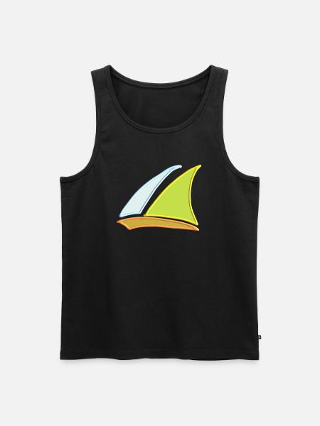 Sailboat 8 2 - Men's Premium Organic Tank Top - black