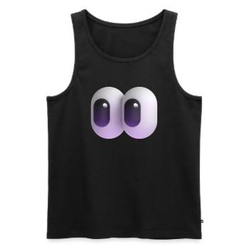 Don't turn a blind eye! Gift - Men's Premium Organic Tank Top - black - Front - AI Model Male 178 light (178cm)