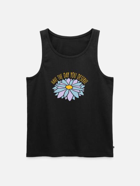 the day you deserve - Men's Premium Organic Tank Top - black