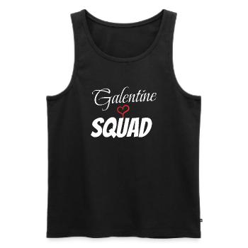 Galentine squad - Débardeur bio Premium Homme - noir - Devant - AI Model Male 178 light (178cm)