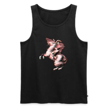 napoleon deluxe - Men's Premium Organic Tank Top - black - Front - AI Model Male 178 light (178cm)