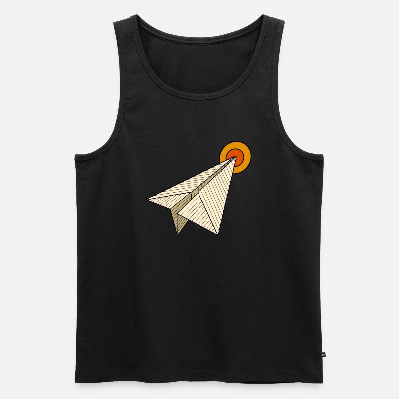 In der Zone - Männer Premium Bio Tank Top - Schwarz