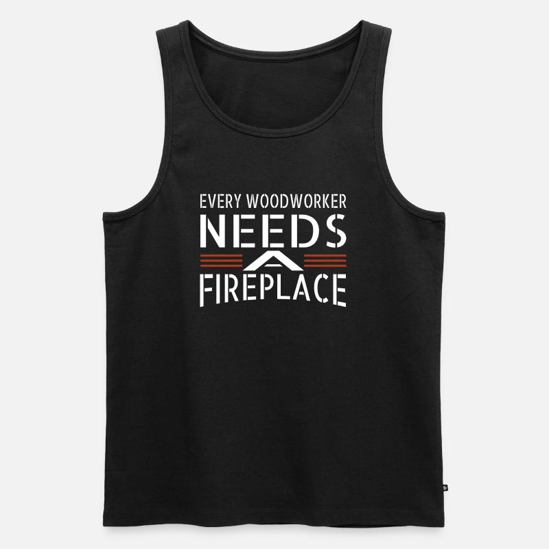 funny quote tools - Männer Premium Bio Tank Top - Schwarz