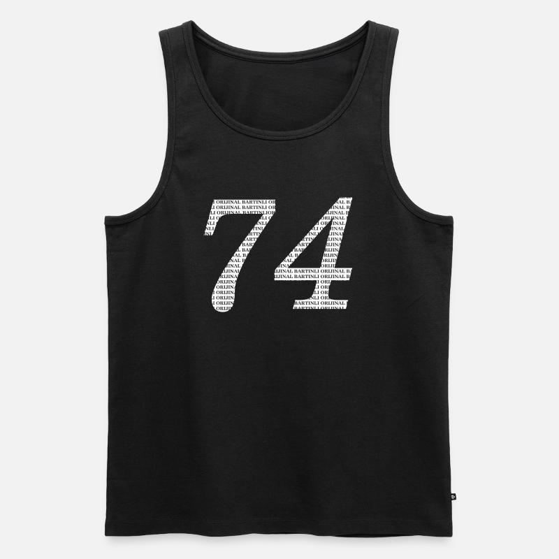 Bartın - Männer Premium Bio Tank Top - Schwarz