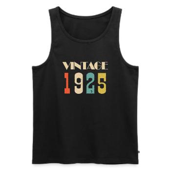 2022 Vintage Édition limitée Cadeau - Débardeur bio Premium Homme - noir - Devant - Michal (187cm)