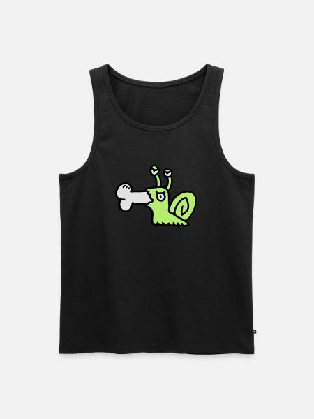 Carnivore worm 3 - Men's Premium Organic Tank Top - black