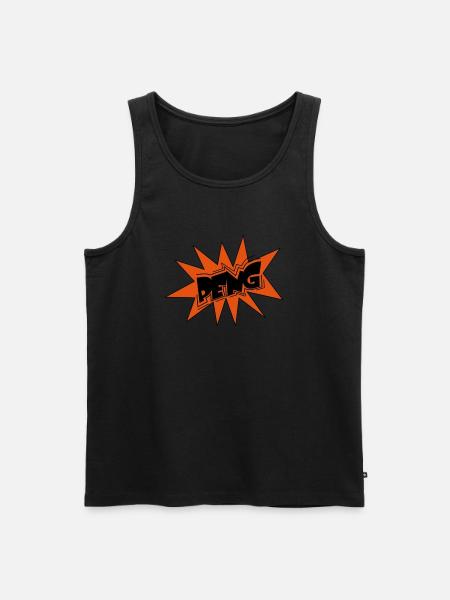 peng - Men's Premium Organic Tank Top - black