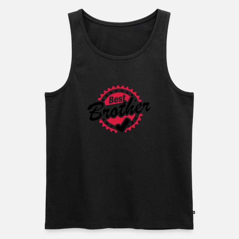 best_brother_rk2 - Männer Premium Bio Tank Top - Schwarz