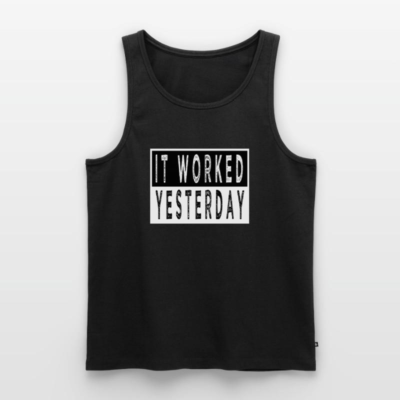 christmas carols computer programming fun Men's Premium Organic Tank Top