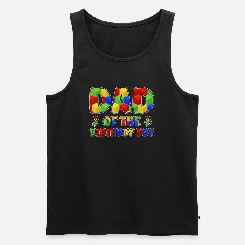 Module de serrage Papa - Débardeur bio Premium Homme - noir