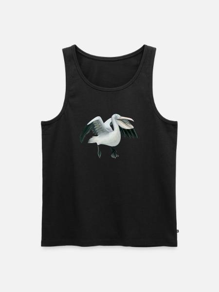 Funny Graupelikan - Men's Premium Organic Tank Top - black