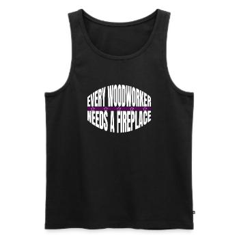 birthday present idea present present idea - Männer Premium Bio Tank Top - Schwarz - Vorne - AI Model Male 178 light (178cm)
