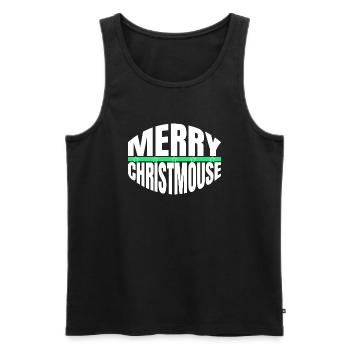 Santa Dinosaur Fan Anniversaire Cadeau Idée Comic - Débardeur bio Premium Homme - noir - Devant - Michal (187cm)