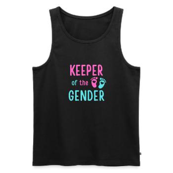 Keeper Of The Gender - Men's Premium Organic Tank Top - black - Front - AI Model Male 178 light (178cm)