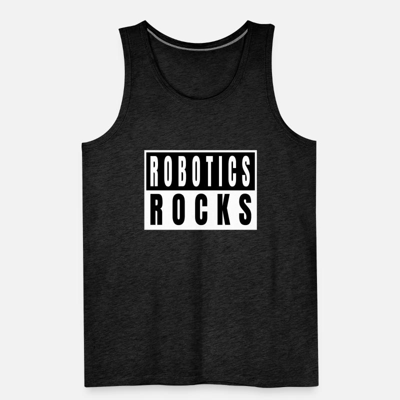Jokes Sci Fi Mechanical Family Engineer Computer Men's Premium Organic Tank Top