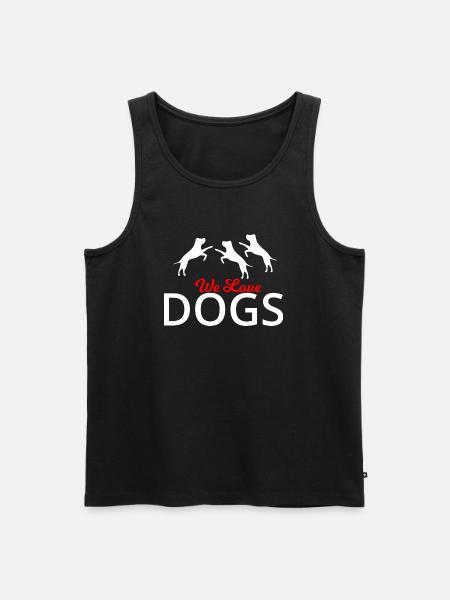 Hund Chien - Débardeur bio Premium Homme - noir