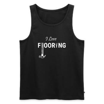Craftsman Handyman Craft Tool Construction Site - Men's Premium Organic Tank Top - black - Front - Michal (187cm)