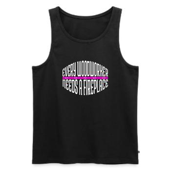 Plumber Funny Carpenter Birthday Present Idea - Men's Premium Organic Tank Top - black - Front - Michal (187cm)