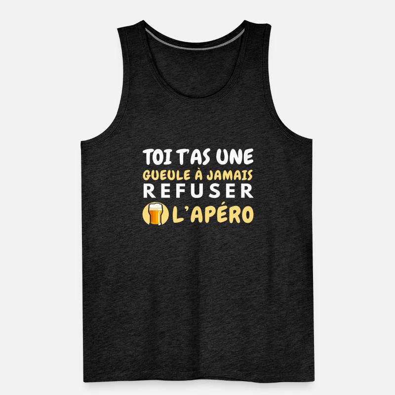 Refuse the aperitif Men's Premium Organic Tank Top