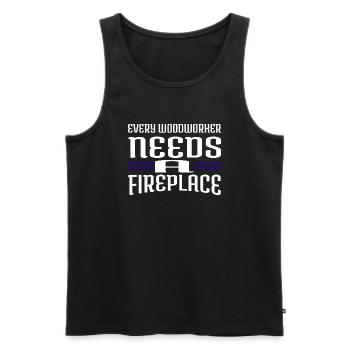 Axes Hobbyists Aaron Carpenter Tshirts Gift - Men's Premium Organic Tank Top - black - Front - Michal (187cm)