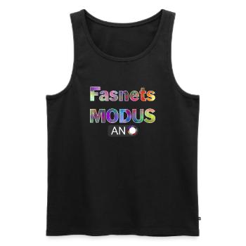 Fasnetsmodus - Débardeur bio Premium Homme - noir - Devant - AI Model Male 178 light (178cm)