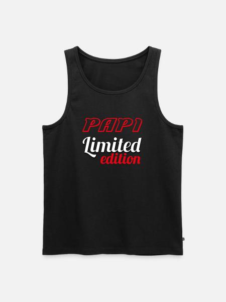 PAPI LIMITED EDITION - Débardeur bio Premium Homme - noir